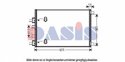 AKS DASIS 182037n -  Конденсатор, кондиционер